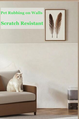 Clear Electrostatic Wall Protective Film, 17.7x196.8in Static Cling Wall Protector, Removable Paint Safe Plastic Sheet, Waterproof Oil-Proof & Scratch Resistant for Walls & Furniture in Kuwait