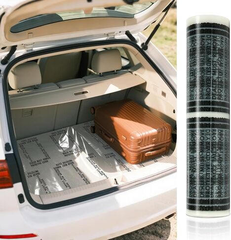 24" x200' Auto Adhesive Plastic Floor Mat Carpet Protection Film Cover Sheets Floor Mat for Car Stairs Floor in Kuwait