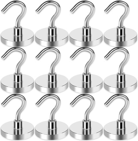 LOVIMAG Magnetic Hooks for Cruise Cabins, 130LBS Strong Magnet Hooks Heavy Duty for Cruise Essentials 2026, Powerful Cruise Magnets for Door Decoration, Metal Magnets for Ship Walls, Ceiling- 6 Pcs in Kuwait