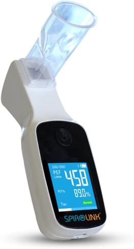 CMI Health SpiroLink Peak Flow Meter, Portable Airflow Tracker with Durable Design for Daily Use in Kuwait