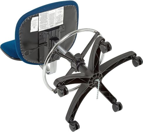 مقعد ESD صناعي عالمي - قماش، كحلي، بدون ذراعين، منتصف الظهر in Kuwait