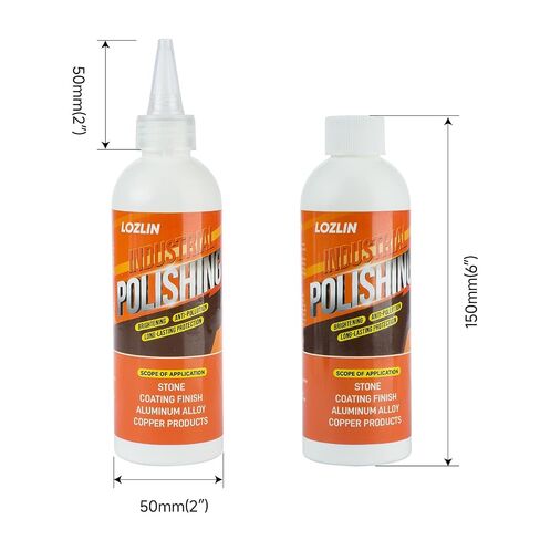 LOZLIN Polishing Paste, Granite Marble Quartz Countertop Scratch Remover, Stainless Steel Metal Repair Cream, High Gloss Mirror Finish for Home Stone Surface Renovation Care in Kuwait