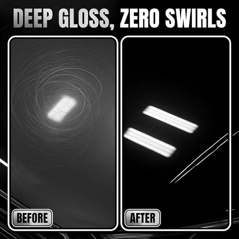 Black Scratch Remover – Car Scratch Repair & Swirl Remover for Vehicles – Deep Scratch Repair Compound & Polishing Solution – Car Paint Repair Kit for Clear Coat & Paint Restoration – 8 oz in Kuwait