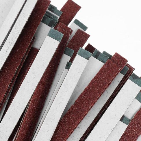SHINEOFI 1000pcs Fine Grit Sandpaper Adhesive Strips for Clothing Templates and Fabric, Self-Adhesive Non-Slip Sanding Tape for Garment Modification and Tailoring Projects in Kuwait