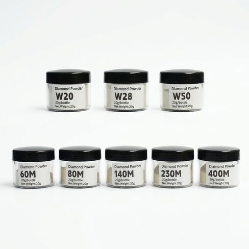 Diamond Powder 500mesh(W50), Fine Abrasive Polishing Powder, 500 Grit, 20g Bottle in Kuwait