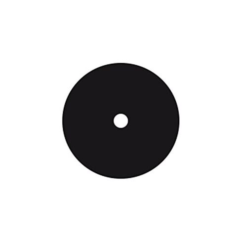 Dedeco 0147 Rubberized Abrasive Wheel, Silicon Carbide, Coarse, 4" x 1/4" x 1/2", Black in Kuwait