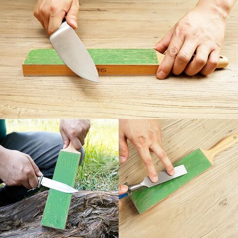 SHARPAL Double-sided Diamond Sharpening Stone and Double-sided Leather Strop Kit in Kuwait