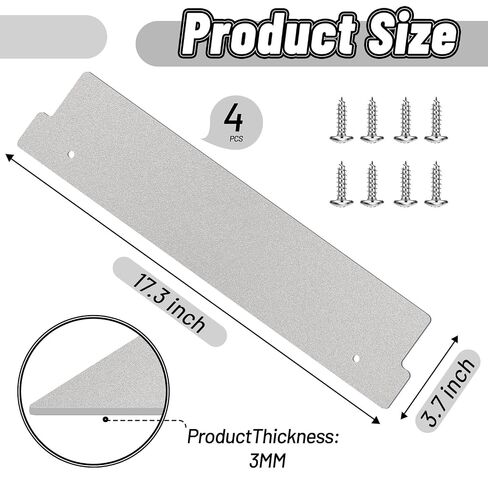 Bathroom Stall Privacy Strip, 17.3" X 3.8" Restroom Privacy Gap Cover, Grey Restroom Partitions, Stall Gap Filler for Public Bathroom in Kuwait