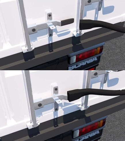 OPNBar Version 2 (1 Pack) Large Mouth Leverage Bar for Shipping Container Doors - no 5th Wheel Release - Made in the USA by SCS International in Kuwait