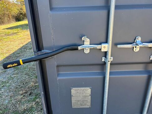 OPNBar Version 2 (1 Pack) Large Mouth Leverage Bar for Shipping Container Doors - no 5th Wheel Release - Made in the USA by SCS International in Kuwait