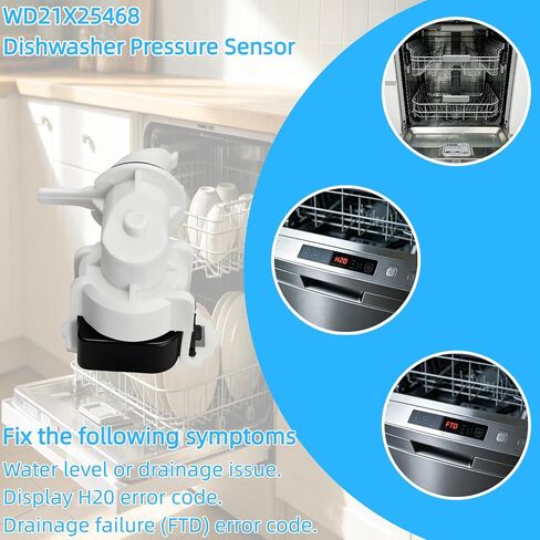 WD21X25468 Dishwasher Pressure Sensor, Replacement for GE Hotpoint Haier AP6976524 PS12741258 in Saudi Arabia