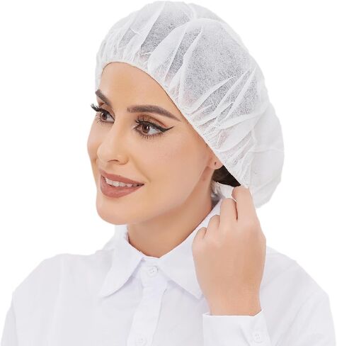 ZMDREAM Disposable Bouffant Cap Hair Nets for Food Service Beauty Latex Free in Saudi Arabia