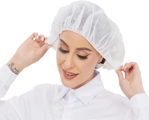 ZMDREAM Disposable Bouffant Cap Hair Nets for Food Service Beauty Latex Free in Saudi Arabia