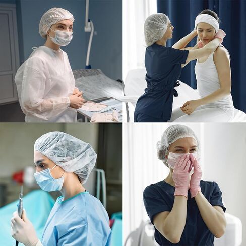 ZMDREAM Disposable Bouffant Cap Hair Nets for Food Service Beauty Latex Free in Saudi Arabia