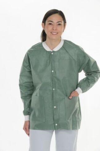 3630OVS Extra-Safe Jackets Olive Small 10/Pk in Kuwait