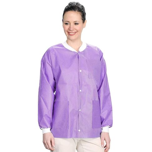 3630PUS Extra-Safe Jackets Plum Small SMS Fabrics 10/Pk in Kuwait