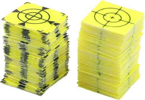 100 Pcs Total Station Reflector Aiming Target Stickers, Green for acrylic Reflective Sheet Surveying, 20-60mm Measuring Tape Bridge Tunnel Building (20x20mm) in Kuwait