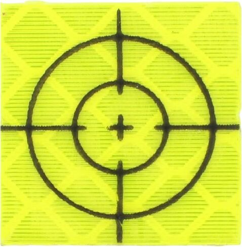 100 Pcs Total Station Reflector Aiming Target Stickers, Green for acrylic Reflective Sheet Surveying, 20-60mm Measuring Tape Bridge Tunnel Building (20x20mm) in Kuwait