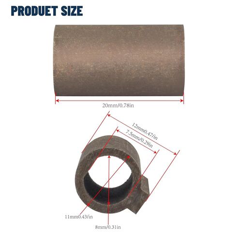XUNKUNER NMRV030 RV30 Shaft Sleeve Adapter, 8mm Motor Shaft to 11mm Bore Reducer Sleeve for Worm Gear Speed Reducer Gearbox in Saudi Arabia