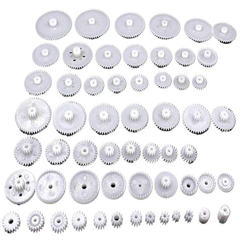 58-Pcs Set Reduction Gear Bag Toothed Wheels WSFS Gears Plastic Module 0.5 Robot Parts DIY Motor Gear Accessories in Kuwait