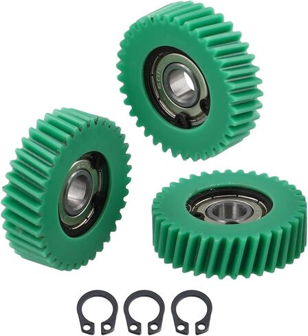 3pcs 36T Helicals Planetary Gear for E-Bike Motors, 38.5x11mm Size with 608 Bearings, High Precision Nylon Steel Copper Electric Bike Component(Nylon) in Kuwait