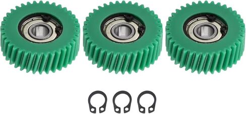 3pcs 36T Helicals Planetary Gear for E-Bike Motors, 38.5x11mm Size with 608 Bearings, High Precision Nylon Steel Copper Electric Bike Component(Nylon) in Kuwait