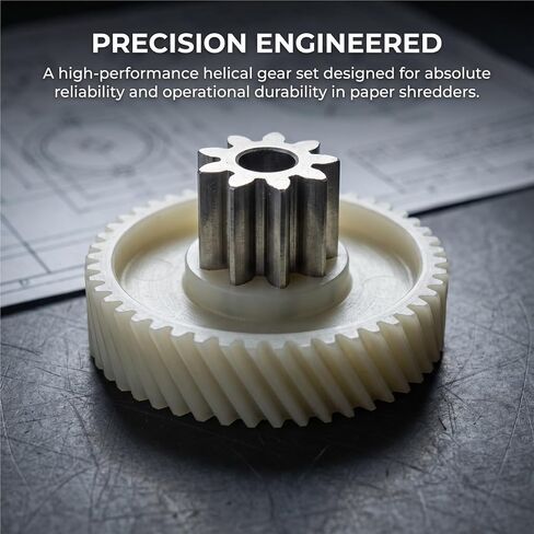 9T 47T Helical Gear, Double Layer, for Paper Shredders 9912, 9951, 9952, 9953, 9954, 9907, SE660, 27530, 27250, T601 Motor Drive Gear Accessories in Saudi Arabia