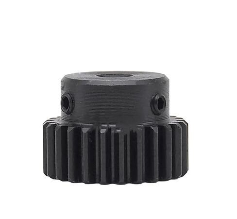 Bevel Gear Pinion Hardware Mechanical 1pcs 1M 20T/21T/22T Blackening Mechanical Transmission Gear Steel Bore 6/6.35/7/8/10-15mm 1 Module Spur Gear Motor Gear(8mm-1M 21T) in Kuwait