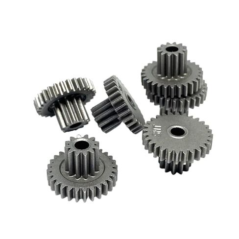 Steel Heavy Duty Motor Pinion Gear 4pcs 0.5M 12T-28T 3mm Metal Duplex Gear 15mm Diameter Reduction in Kuwait