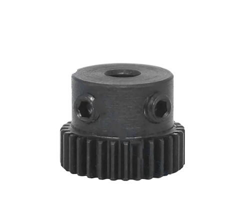 ترس مشطوف الأجهزة الميكانيكية Mod 0.5 32T Spur Gear Bore 5 6 8mm تروس نقل السواد الفولاذية 0.5 وحدة 32 ترس أسنان DIY الملحقات (8 مم) in Kuwait