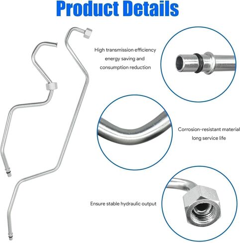 Rack Pinion Transfer Lines Hard Lines Compatible with Chevrolet Tahoe Suburban 1500 Avalanche for Cadillac Escalade ESV for GMC Yukon 2008-2014 Hard Lines on Rack Replace 15254059 15254058 in Kuwait