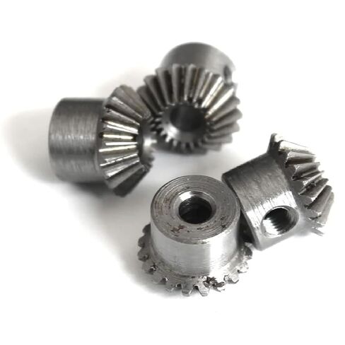0.5 Module Bevel Gear 13/18/25 Teeth 3/4/5mm Bore 45 Degree Miniature Copper Or Steel Bevel Gearbox Precision Steering Gear (2pc 0.5M13T (Steel), 3mm) in Kuwait