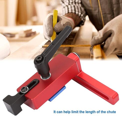 45 Types Miter Track Stop Accurate Length Limit Device Red Miter Limit Woodworking Tool in Saudi Arabia