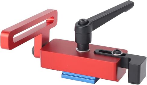 Miter Track Stop, Premium Aluminum 45 Type T Slot Woodworking Limiter with Rotatable Handle for Precision Positioning and Repeatable Cuts in Woodworking Projects in Saudi Arabia