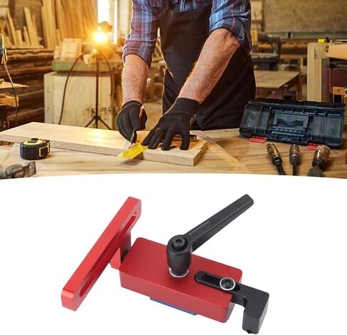 Miter Track Stop, Premium Aluminum 45 Type T Slot Woodworking Limiter with Rotatable Handle for Precision Positioning and Repeatable Cuts in Woodworking Projects in Saudi Arabia