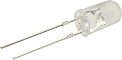 100Pcs 5mm IR LED Emitting Diode 850nm | Infrared Transmitter, Emitter Receiver, Phototransistor Photodiode, DIY PCB in Saudi Arabia