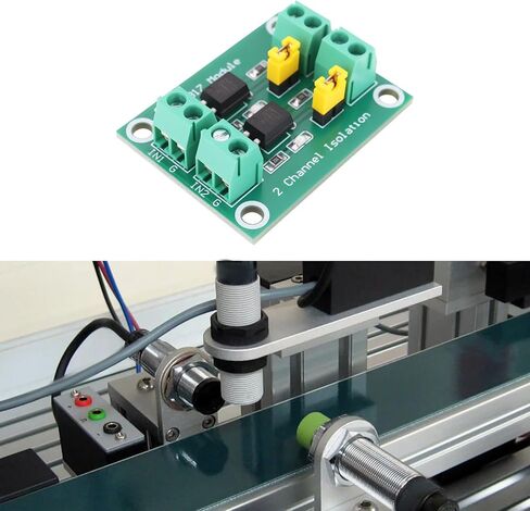 4 Pcs Circuit Board 2 Channel Optocoupler Isolation Board Module PC817 3.6-30V Fit for Sensors Actuators Power Supplies in Saudi Arabia