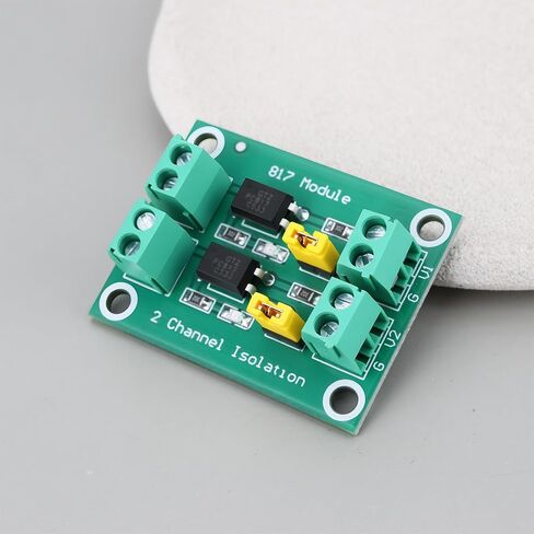 4 Pcs Circuit Board 2 Channel Optocoupler Isolation Board Module PC817 3.6-30V Fit for Sensors Actuators Power Supplies in Saudi Arabia