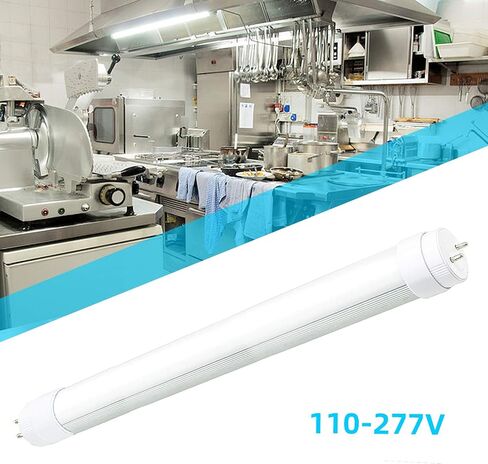 WYZM F15T8 LED Tube Light,7W 18inch/18 Length, 5000K Daylight White, T8 LED Replacement Tube Light, Rotatable End Caps,Frosted Cover, 85-265VAC (120V 2Pack) in Saudi Arabia