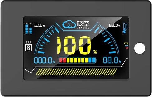 ملحقات JKBMS شاشة LCD تعمل باللمس مقاس 4.3 بوصة مع مفتاح للوحة حماية بطارية ليثيوم أيون JK BMS LiFePO4 in Kuwait