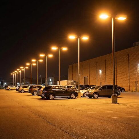 Delyle LU250 250W High Pressure Sodium Bulb, E39 Mogul Base, 28000 Lumens ANSI S50 HPS HID Lamp, 2100K Warm Yellow ET18, 24000H Lifespan, 2 Pack for Warehouse Parking Lot Street Light in Kuwait