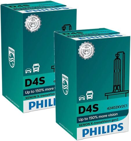 لمبات فيليبس زينون X-TremeVision Gen2 + 150% D4S HID زينون عدد 2 (2x) 42402XV2C1 in Kuwait