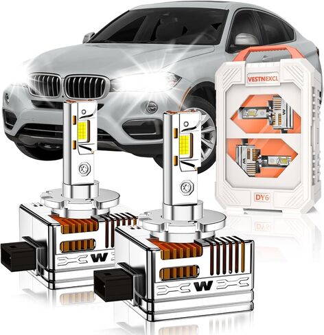 D2S HID Bulbs Fit for Acura 2004-2014 TL SX, 2007-2015 DX RDX,1999-2015 RL, 2010-2013 ZDX （Low Beam) 30000LM 6000K White, 30 Chips, Xenon HID Light Replacement, 800% Brightness, Pack of 2 in Kuwait