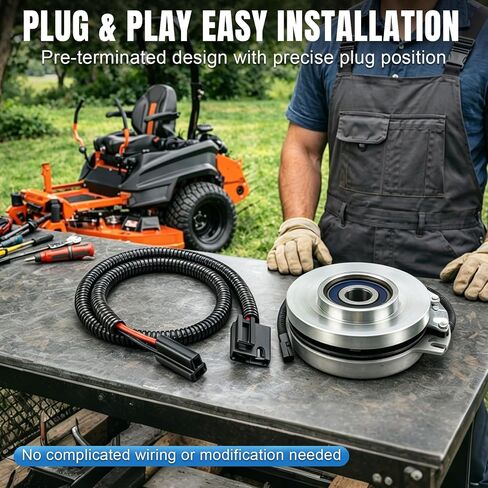 070-2000-00 PTO Clutch Pigtail Wire Harness Kit for Bad Boy Mower | Rugged corrugated loom,Weather & abrasion resistant,Fully enclosed wiring,Plug-and-play swap,Hassle-free install in Kuwait