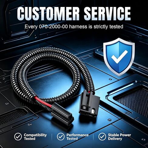 070-2000-00 PTO Clutch Pigtail Wire Harness Kit for Bad Boy Mower | Rugged corrugated loom,Weather & abrasion resistant,Fully enclosed wiring,Plug-and-play swap,Hassle-free install in Kuwait