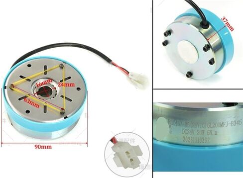 Forklift parts 24V 20W 6NM electromagnetic brake used for EP pallet truck CBD15J-LI2 in Saudi Arabia
