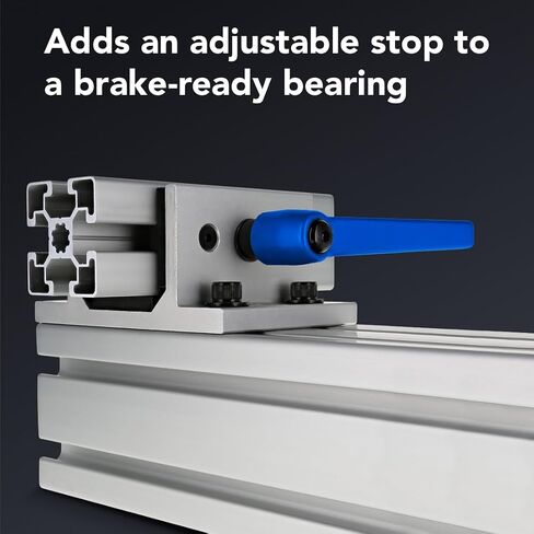 80/20 8020, 40-6805, 40 Series, Blue L-Handle Linear Bearing Brake Kit for Linear Bearing Extrusion Accessories in Kuwait