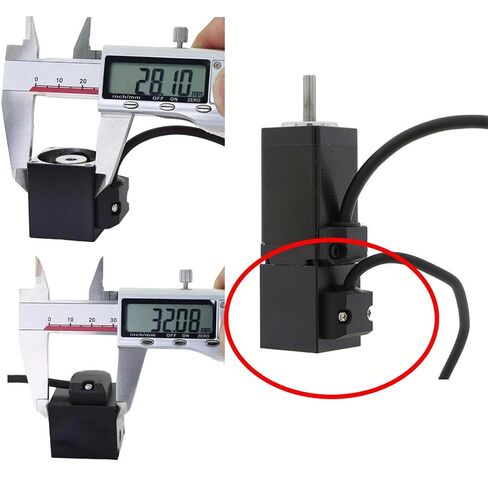 28mm NEMA 11 Stepper Motor Permanent Magnet Brake DC 24V 0.2N.m | Power Off Braking, 5mm Shaft Diameter, 28x28mm Square Flange, 2.0W Power in Saudi Arabia