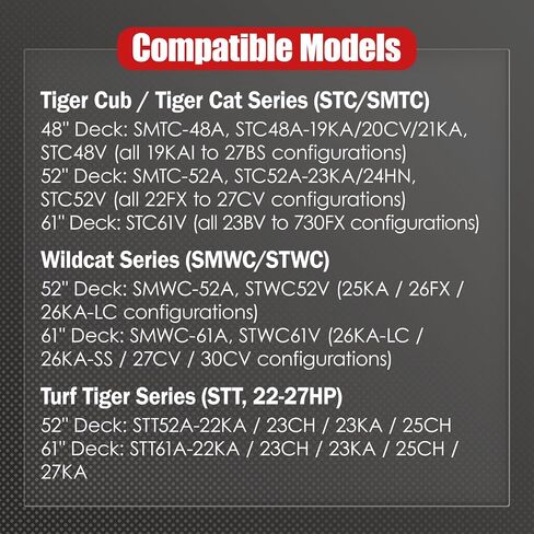 GT3.5-MC07 Electric PTO Clutch Compatible with Scag Tiger Cub (STC/SMTC), Wildcat (SMWC/STWC), and Turf Tiger (STT 22-27HP) Zero Turn Mower, Replaces # 461398, 461527, 461592, 461660, 461715 in Saudi Arabia