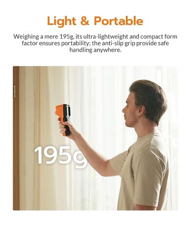 GT14S Thermal Imaging Camera with Edge Enhancement,Infrared Camera with Thermometer Mode, -4°F to 1202°F Range, 25Hz Image Frequency, 14H Runtime, 240g Compact Design in Kuwait